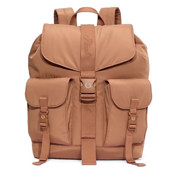 NWT Pink Victoria's Secret Nylon Cargo Backpack- Toffee - Picture 2 of 5